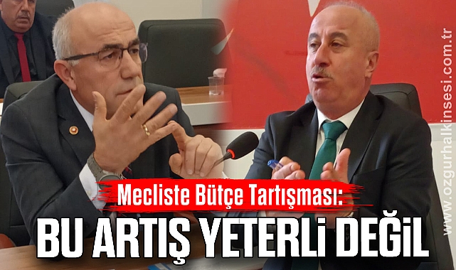 Mecliste Bütçe Tartışması: