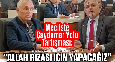 Mecliste Çaydamar Yolu Tartışması: 