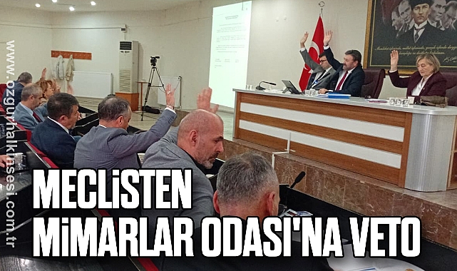 Meclisten Mimarlar Odası'na Veto