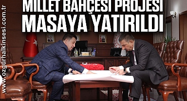 Millet Bahçesi projesi masaya yatırıldı