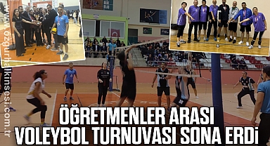 Öğretmenler Arası Voleybol Turnuvası Sona Erdi