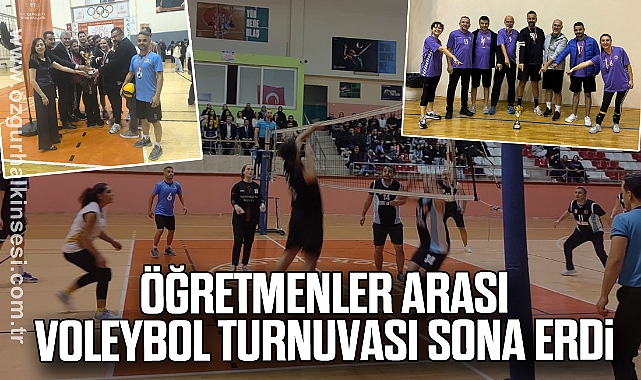 Öğretmenler Arası Voleybol Turnuvası Sona Erdi