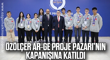 Özölçer, Uluslararası Ar-Ge Proje Pazarı’nın Kapanışına Katıldı