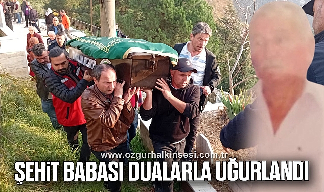 Şehit Babası Dualarla Uğurlandı