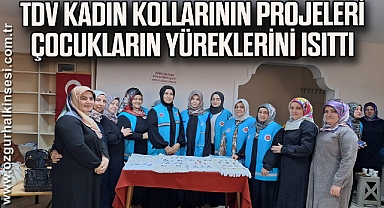 TDV Kadın Kollarının projeleri çocukların yüreklerini ısıttı