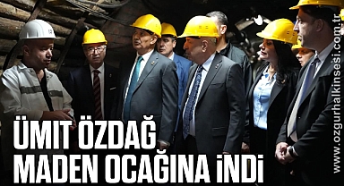 Ümit Özdağ Maden Ocağına İndi