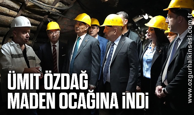 Ümit Özdağ Maden Ocağına İndi