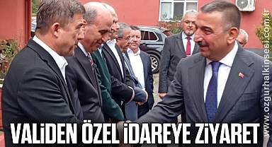 Validen Özel İdareye Ziyaret