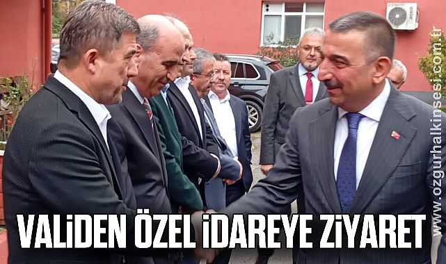 Validen Özel İdareye Ziyaret