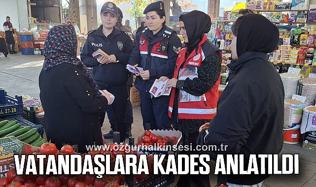 Vatandaşlara KADES anlatıldı