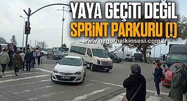 Yaya Geçiti Değil, Sprint Parkuru (!)