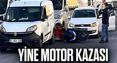 YİNE MOTOR KAZASI