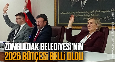 Zonguldak Belediyesi'nin 2026 Bütçesi Belli Oldu