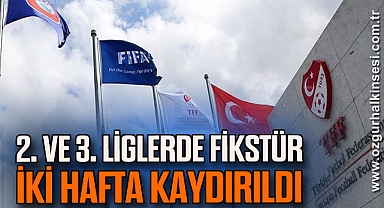 2. ve 3. Liglerde Fikstür İki Hafta Kaydırıldı