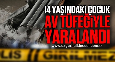 14 Yaşındaki Çocuk Av Tüfeğiyle Yaralandı