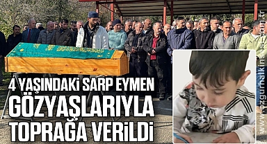 4 Yaşındaki Sarp Eymen Gözyaşlarıyla Toprağa Verildi
