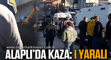 ALAPLI’DA KAZA: 1 YARALI