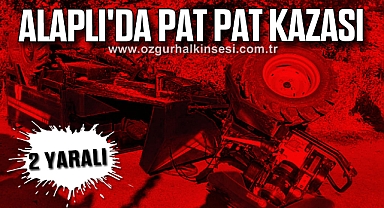 Alaplı'da Pat Pat Kazası: 2 yaralı