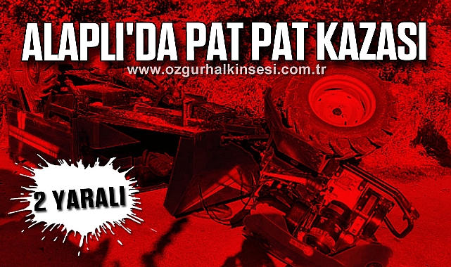 Alaplı'da Pat Pat Kazası: 2 yaralı