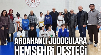 ARDAHANLI JUDOCULARA HEMŞEHRİ DESTEĞİ