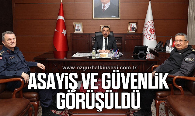Asayiş ve Güvenlik Görüşüldü 