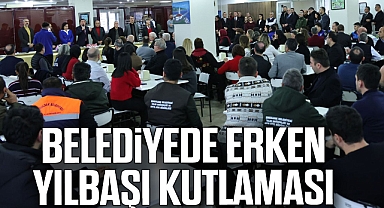 BELEDİYEDE ERKEN YILBAŞI KUTLAMASI