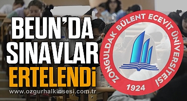 BEUN'da sınavlar Ertelendi