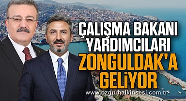 Çalışma Bakanı Yardımcıları Zonguldak'a Geliyor
