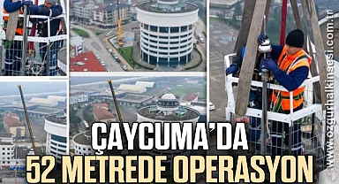 Çaycuma’da 52 Metrede Operasyon