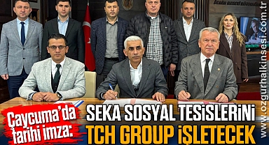 Çaycuma’da tarihi imza: SEKA Sosyal Tesislerini TCH Group işletecek
