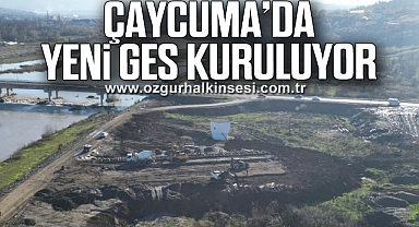 Çaycuma’da Yeni GES Kuruluyor