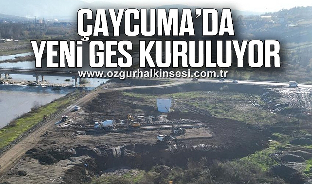 Çaycuma’da Yeni GES Kuruluyor