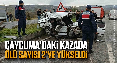 Çaycuma'daki Kazada Ölü Sayısı 2’ye Yükseldi