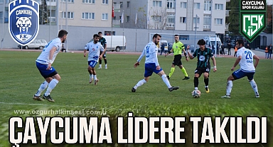 ÇAYCUMA LİDERE TAKILDI