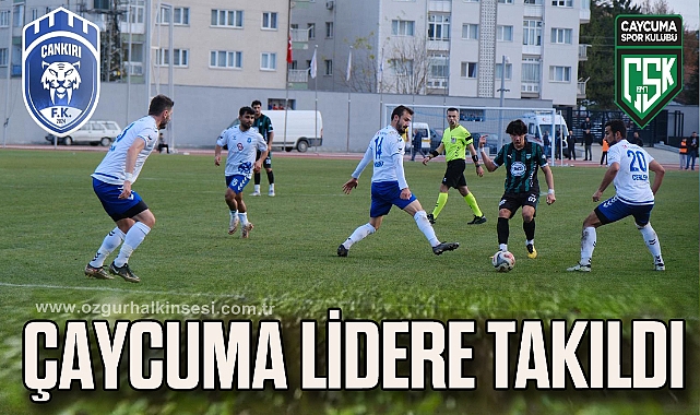 ÇAYCUMA LİDERE TAKILDI