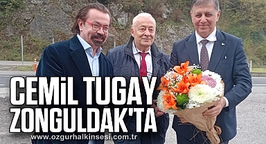 Cemil Tugay Zonguldak'ta