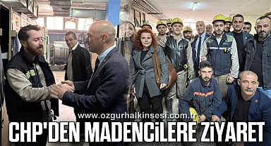 CHP'den Madencilere Ziyaret
