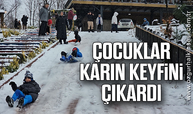 Çocuklar Karın Keyfini Çıkardı