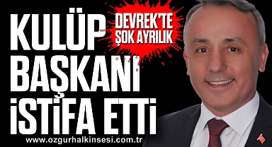 Devrek'te Şok Ayrılık: Kulüp Başkanı İstifa Etti