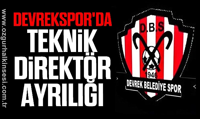 Devrekspor'da Teknik Direktör Ayrılığı