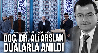 Doç. Dr. Ali Arslan BEUN Farabi Camisinde Dualarla Anıldı