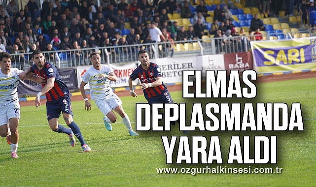 Elmas Deplasmanda Yara Aldı 