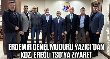 Erdemir Genel Müdürü Yazıcı’dan Kdz. Ereğli TSO’ya ziyaret