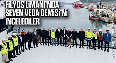 Filyos Limanı’nda Seven Vega Gemisini İncelediler
