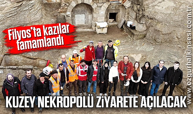 Filyos’ta kazılar tamamlandı: Kuzey nekropolü ziyarete açılacak
