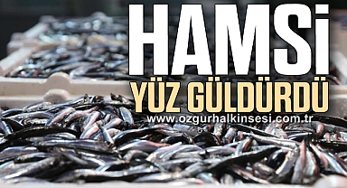 HAMSİ YÜZ GÜLDÜRDÜ