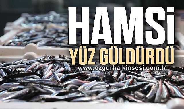 HAMSİ YÜZ GÜLDÜRDÜ