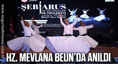 Hz. Mevlana BEUN'da Anıldı