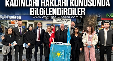 Kadınları Hakları Konusunda Bilgilendirdiler