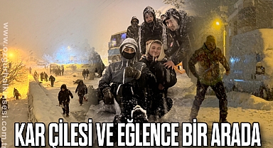 Kar çilesi ve eğlence bir arada